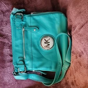 Teal MK purse crossbody bag